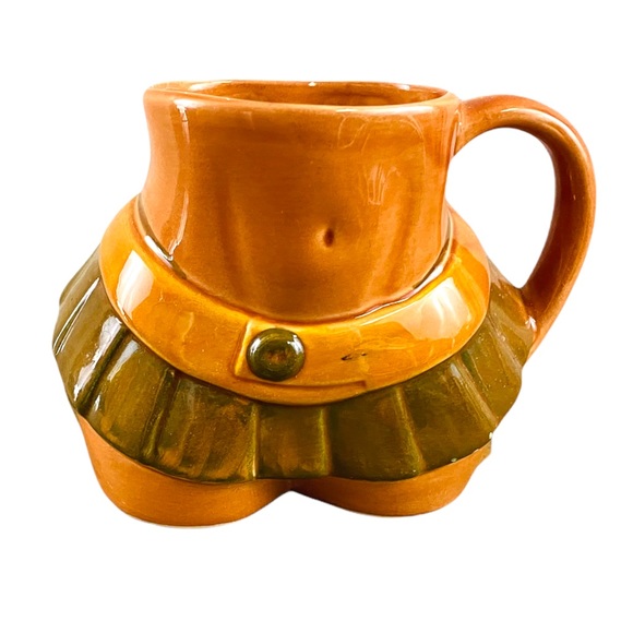 Butt Mug - Girl in Skirt Showing Belly and Butt - Picture 2 of 6